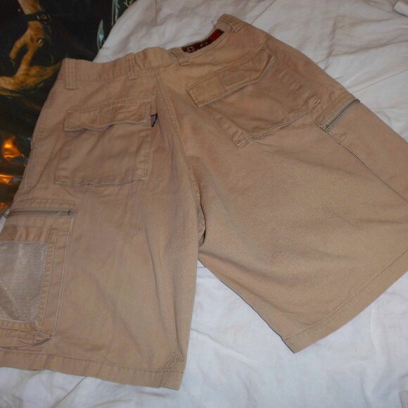 RELIQ BRANDED‎ VINTAGE 90S SKATER CARGO SHORTS - Picture 1 of 9